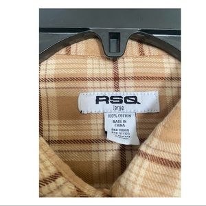 USED TILLYS BROWN FLANNEL